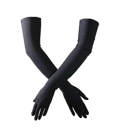 Pack of 3 Unisex Cotton Long Gloves Arm Covers (Multicolor)
