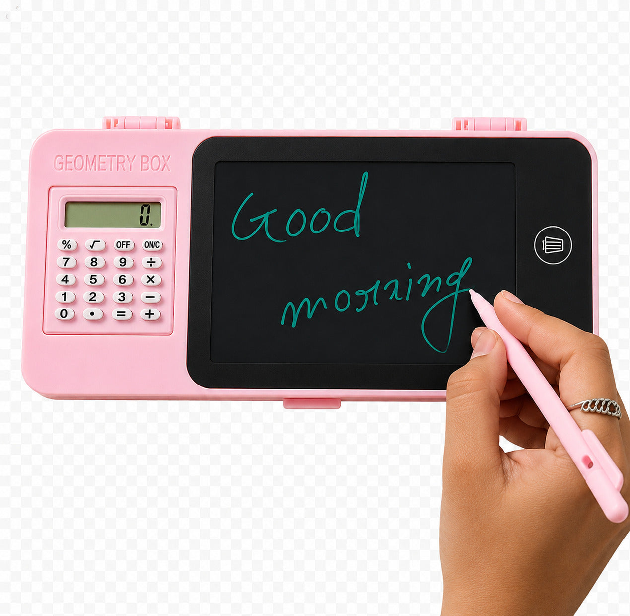 LCD Writing Tablet Pencil Case With Calculator 1 Pc