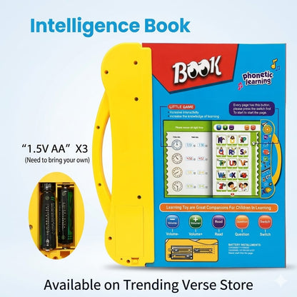 Interactive Children Book -Musical English Educational Phonetic Learning Book