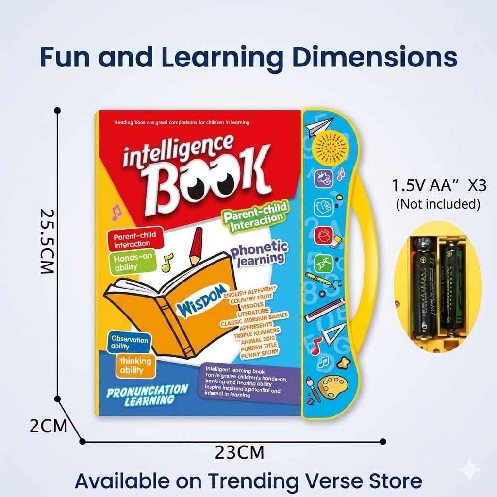Interactive Children Book -Musical English Educational Phonetic Learning Book