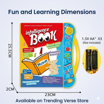Interactive Children Book -Musical English Educational Phonetic Learning Book