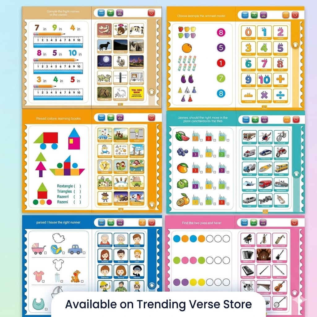 Interactive Children Book -Musical English Educational Phonetic Learning Book