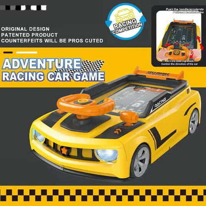 Turbo-Dash Steering Wheel Arcade – Portable Mechanical Racing Adventure
