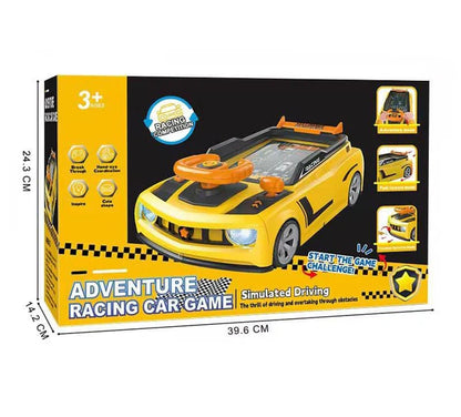 Turbo-Dash Steering Wheel Arcade – Portable Mechanical Racing Adventure
