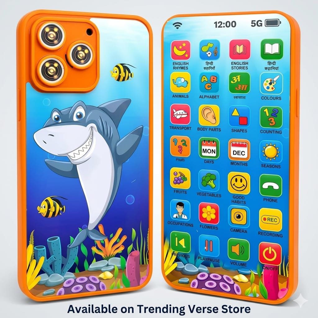 EduPhone Multi Language Learning Toy for Kids | Hindi & English Language | 28 Learning Functions