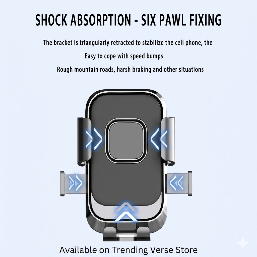 Universal Anti-Shake Motorcycle & Bicycle Mobile Phone Holder | 360° Rotation Heavy-Duty Handlebar Cradle Bracket