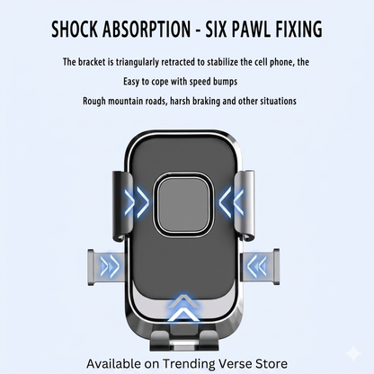 Universal Anti-Shake Motorcycle & Bicycle Mobile Phone Holder | 360° Rotation Heavy-Duty Handlebar Cradle Bracket